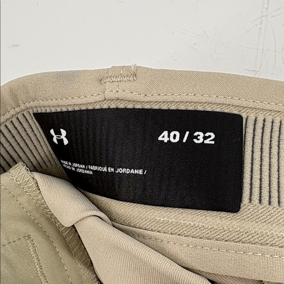 Under Armour Men’s ISO-CHILL Tapered Khaki Pants 40/32 New - Picture 7 of 16